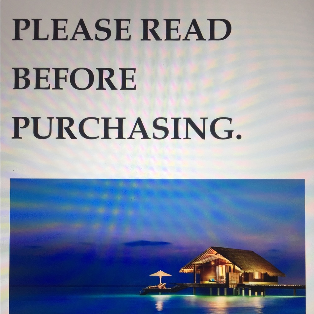 Please Read Before Purchasing 🙋🏻‍♀️